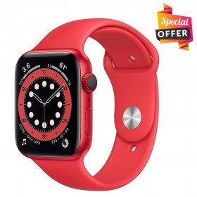  Apple Watch Series 6 44mm GPS + Cellular (Product) RED Aluminum with (Product) RED﻿ Sport Band 
